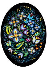 Ojibway Floral III by Jackie Traverse Matted