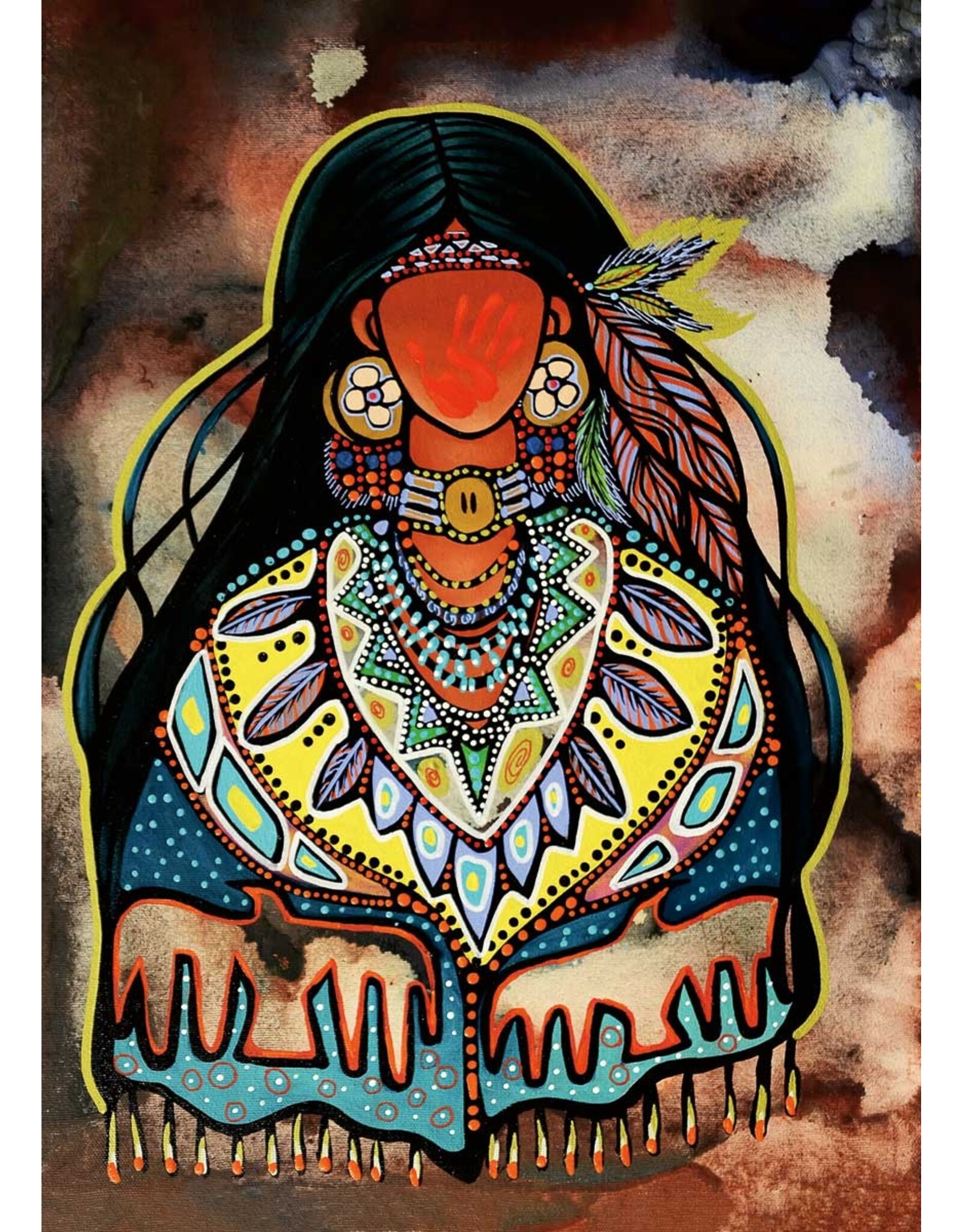 Thunderbird Woman by Jackie Traverse Matted