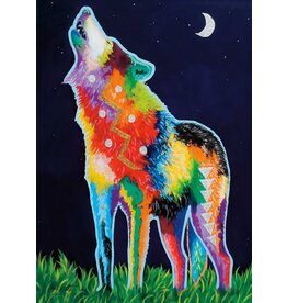 Howling at Moon par John Balloue Montée sur Passe-Partout