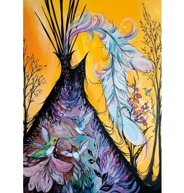 Tipi Hummingbird by Carla Joseph Matted