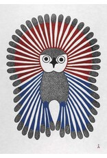Vibrant Young Owl  par Kenojuak Ashevak Montée sur Passe-Partout