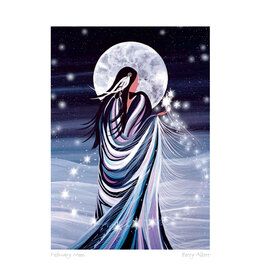February Moon par Betty Albert Montée sur Passe-Partout