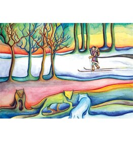 Winter Wolves by Nathalie Coutou Matted