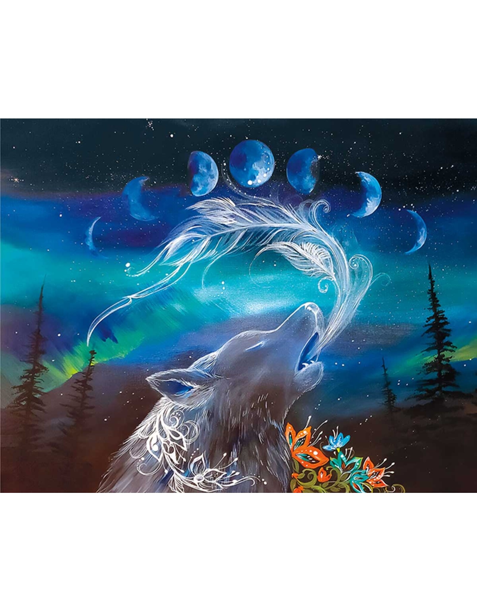 Wolf Whisperer by Karen Erickson Limited Edition Framed