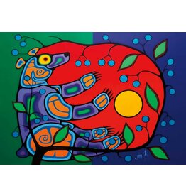 Summer Bear by Jim Oskineegish Large Canvas