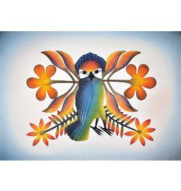 Grand Entrance 2008 by Kenojuak Ashevak Framed