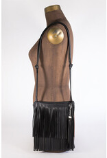 Double Fringe Purse Buffalo Hide