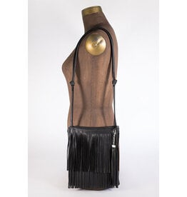 Double Fringe Purse Buffalo Hide