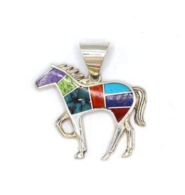 Large Horse Pendant Indian Summer