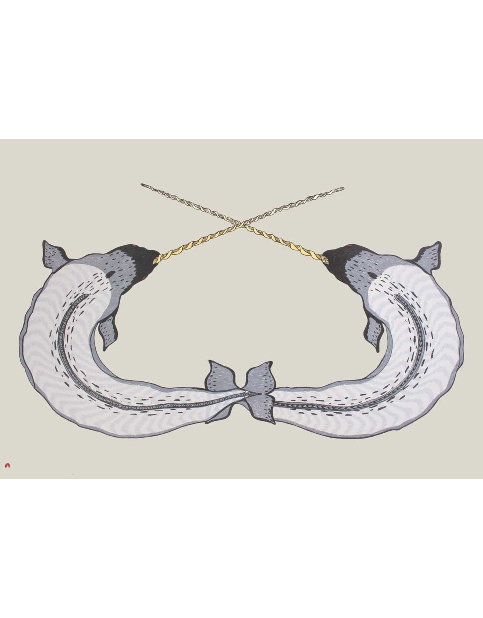 Carte Sparring Narwhals par Quvianaqtuk Pudlat