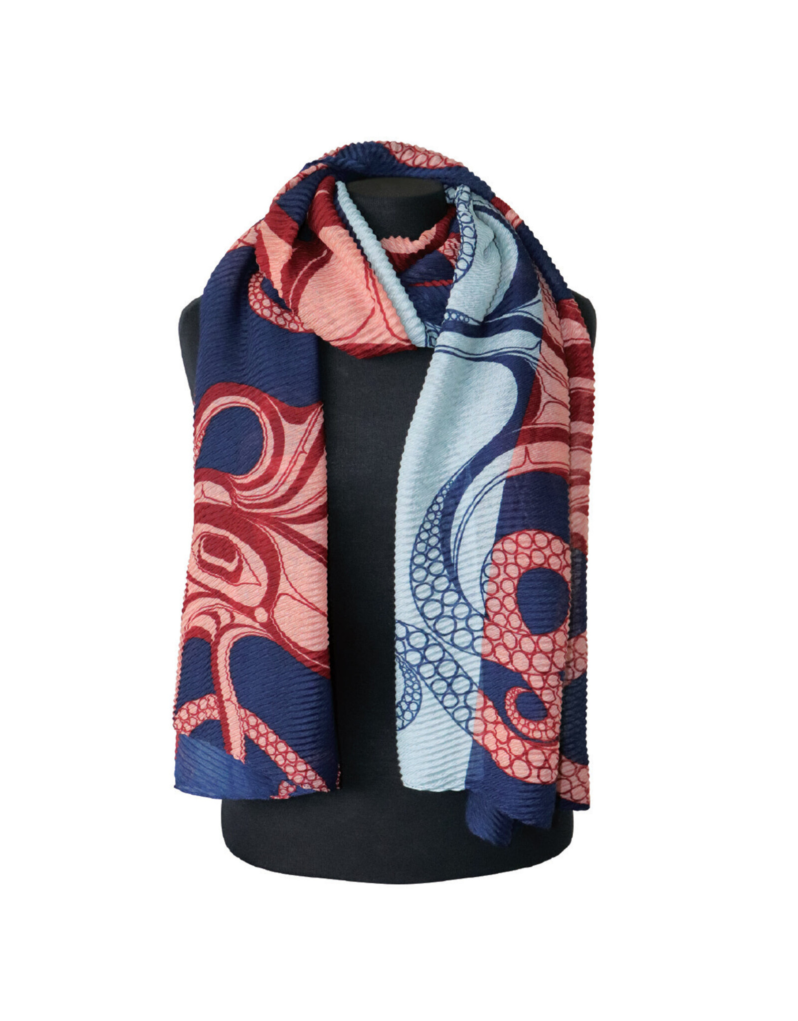 Eco Scarf - Octopus (Nuu) by Ernest Swanson (ESCARF22)