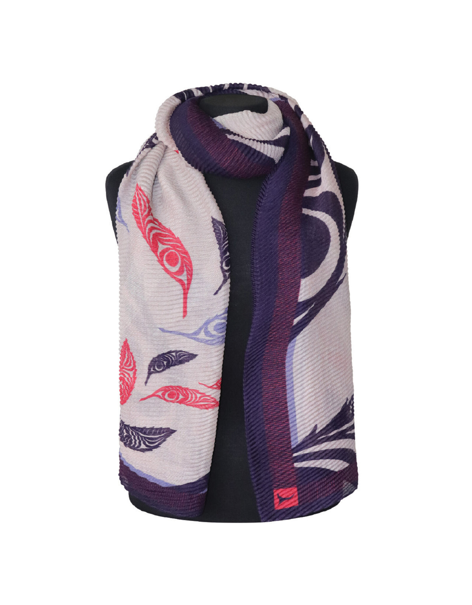 Eco Scarf - Feathers by Simone Diamond (ESCARF21)