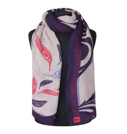 Eco Scarf - Feathers by Simone Diamond (ESCARF21)