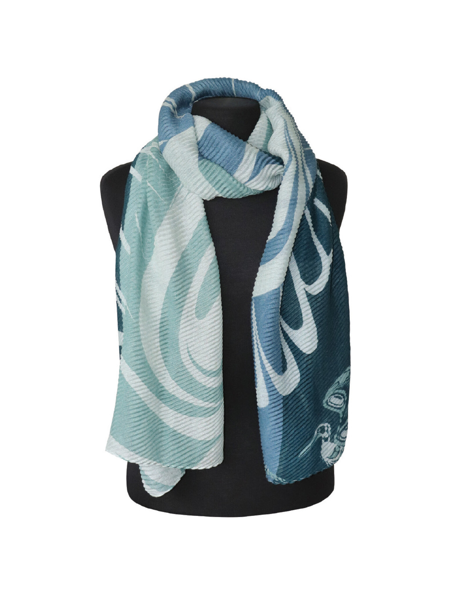 Eco Scarf - Blue Heron by Paul Windsor (ESCARF18)