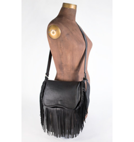 Sac Cuir de Buffle Saddle avec Frange