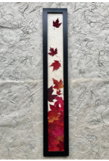 53101B 5x31 Maple Leaves Skinny Red - Black Frame
