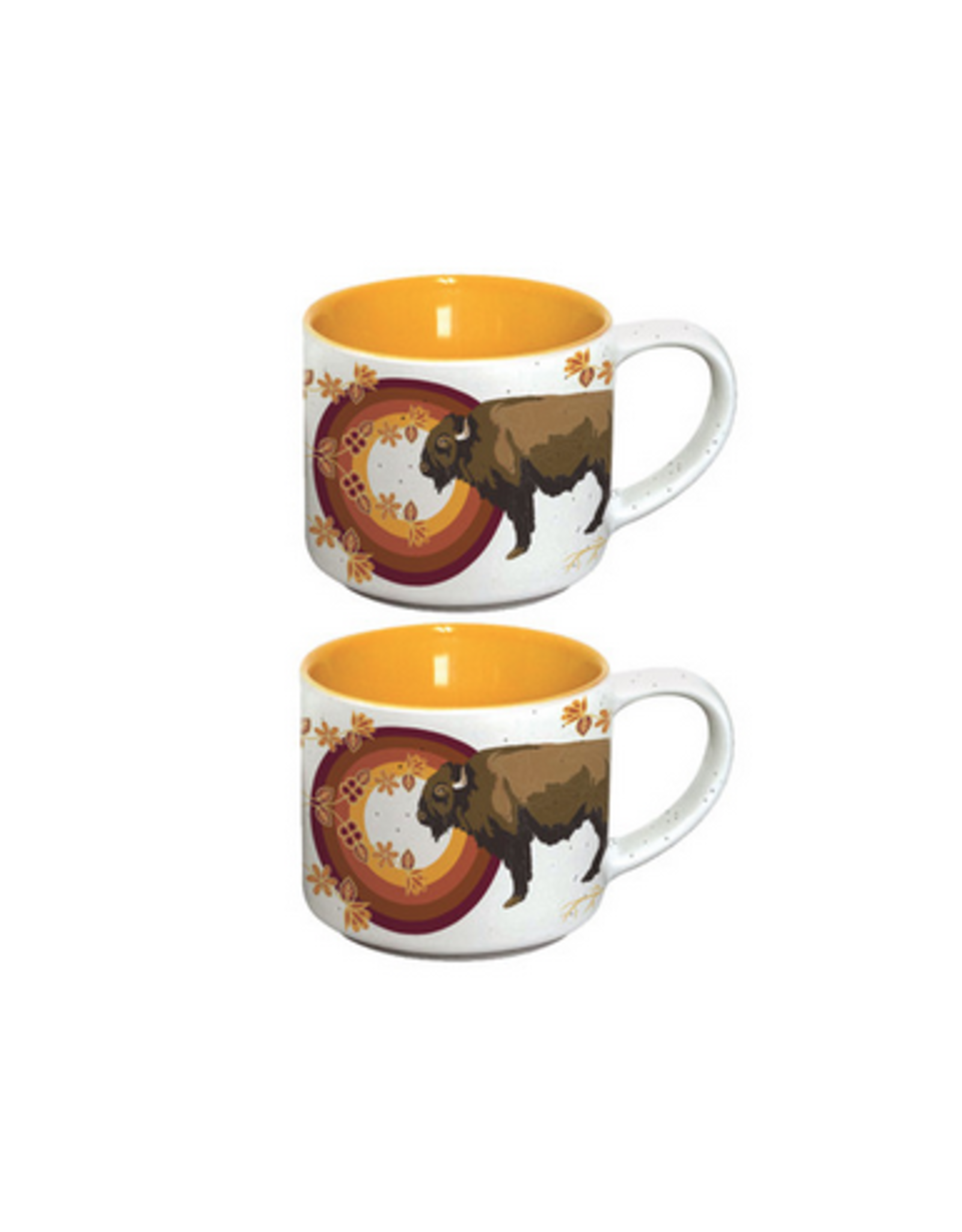 Ceramic Espresso Mugs (Buffaloes) - sets of 2 (CESMUGS20)