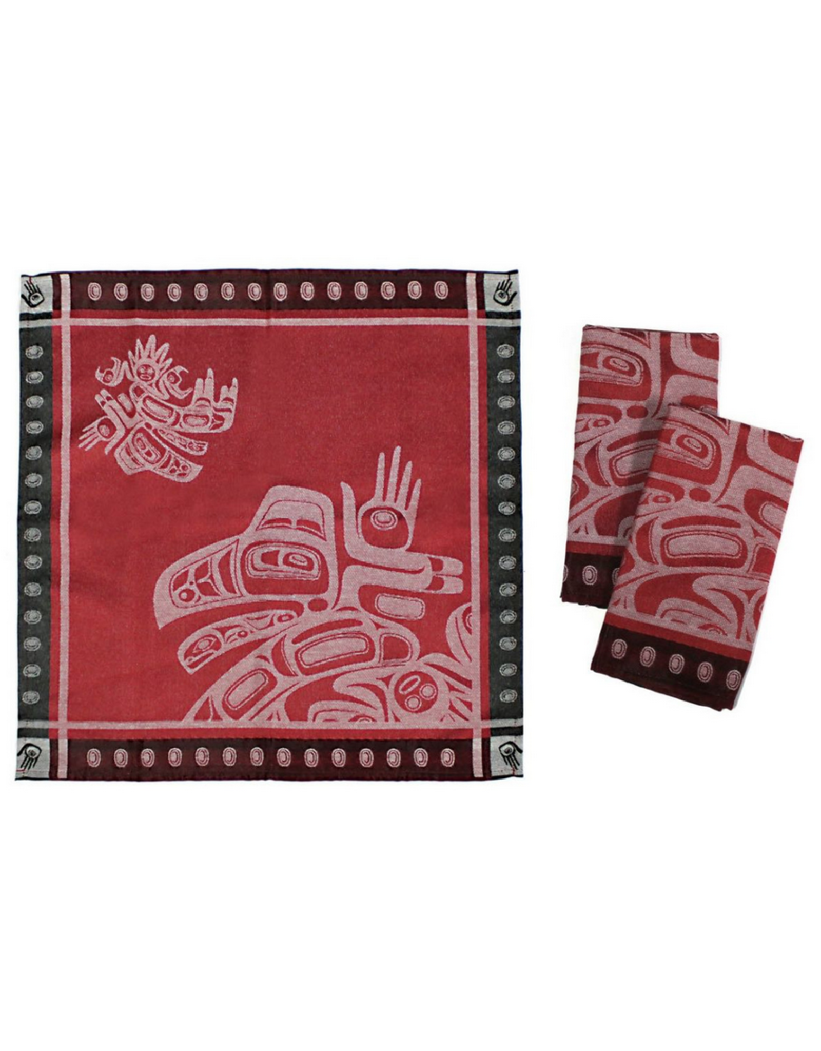 Serviette de Table - Running Raven par Morgan Asoyuf