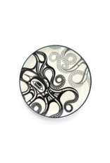 Assiette en Porcelaine - Octopus par Ernest Swanson (PLATE19)