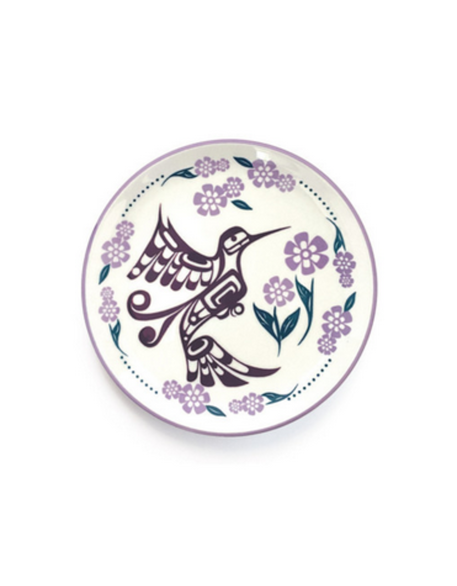 Porcelain Art Plate - Hummingbird by Francis Dick (PLATE18)