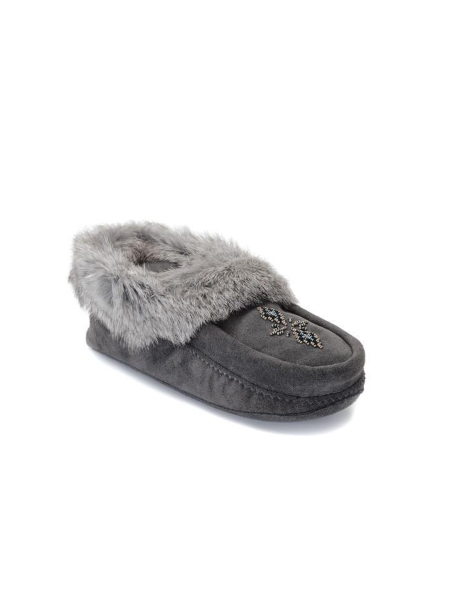 Tipi Suede Moccasin Charcoal