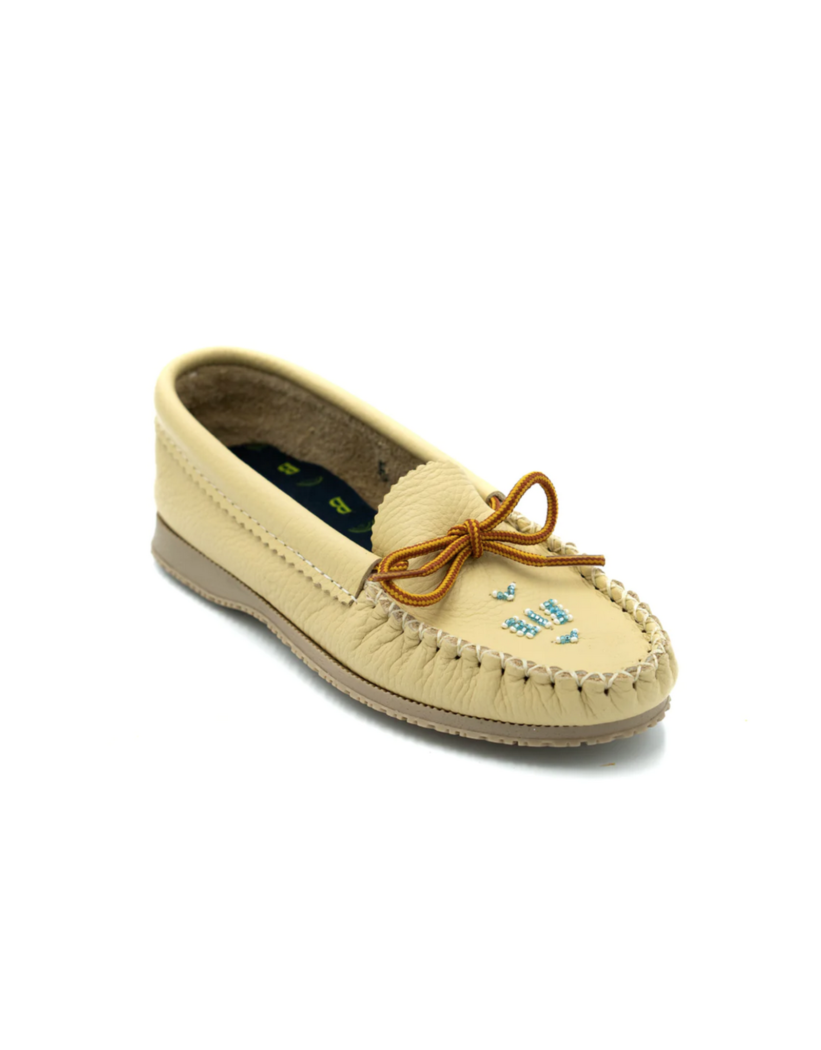 Ladies Beaded Moccasins with Sole 1135