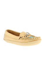 Ladies Beaded Moccasin Slippers - 4890