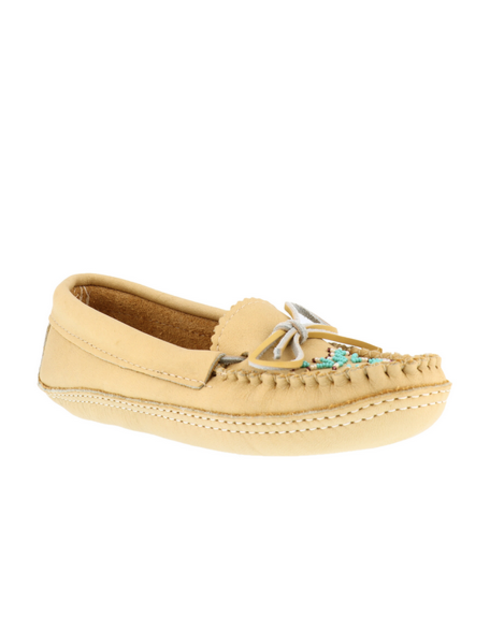 Ladies Beaded Moccasin Slippers - 4890