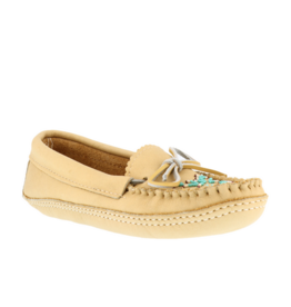 Ladies Beaded Moccasin Slippers