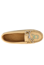 Ladies Beaded Moccasin Slippers - 4890