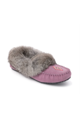 Street Suede Moccasin - Dusty Orchid