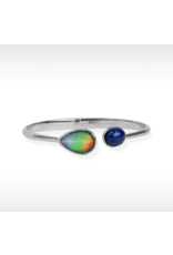 Harmony Silver Bracelet with Lapis - JSDB02633A2