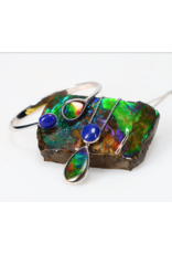 Harmony Silver Bracelet with Lapis - JSDB02633A2