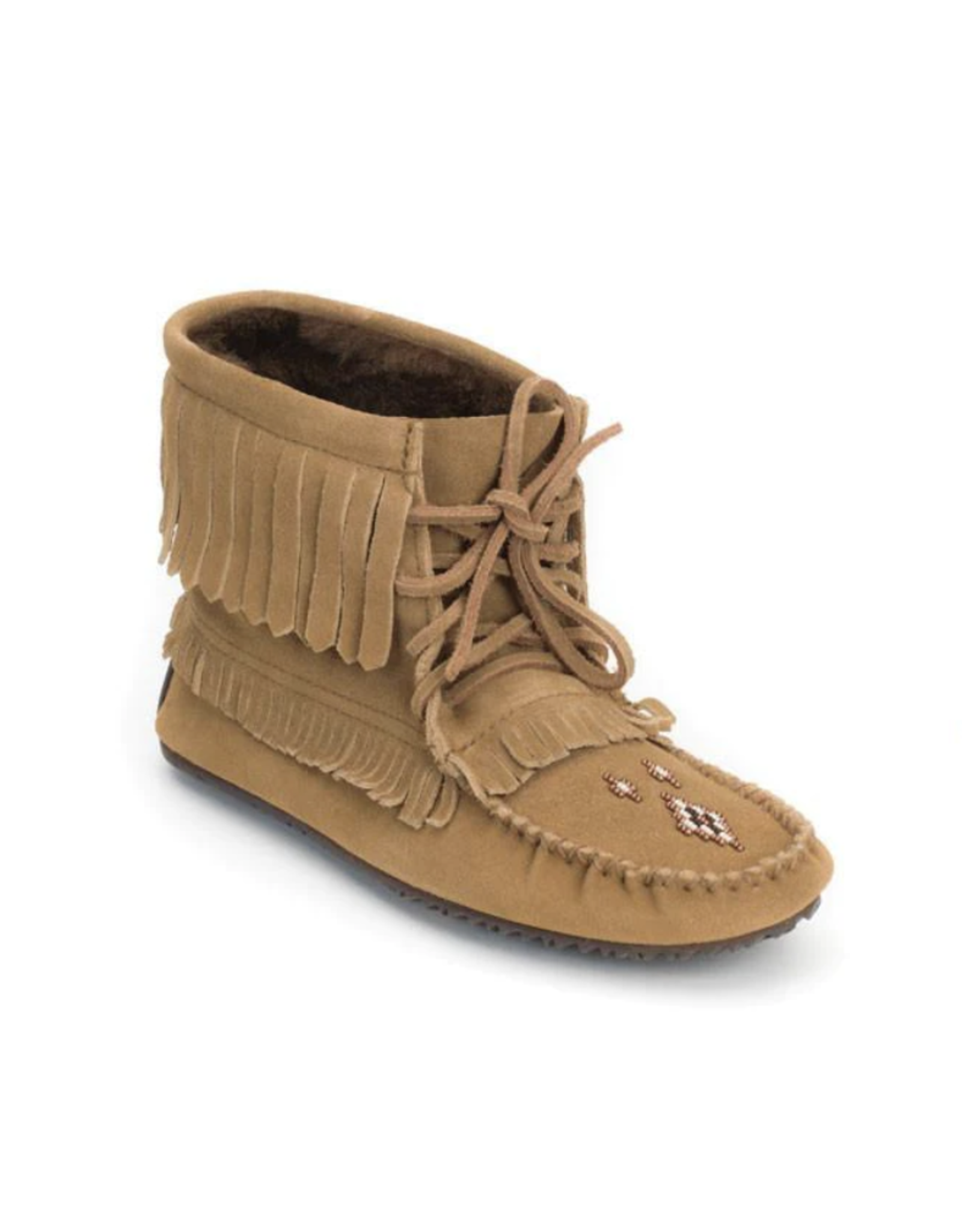 "Harvester" Suede Moccasin Boot (Lined)