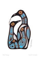 Bird Family by Norval Morrisseau Card
