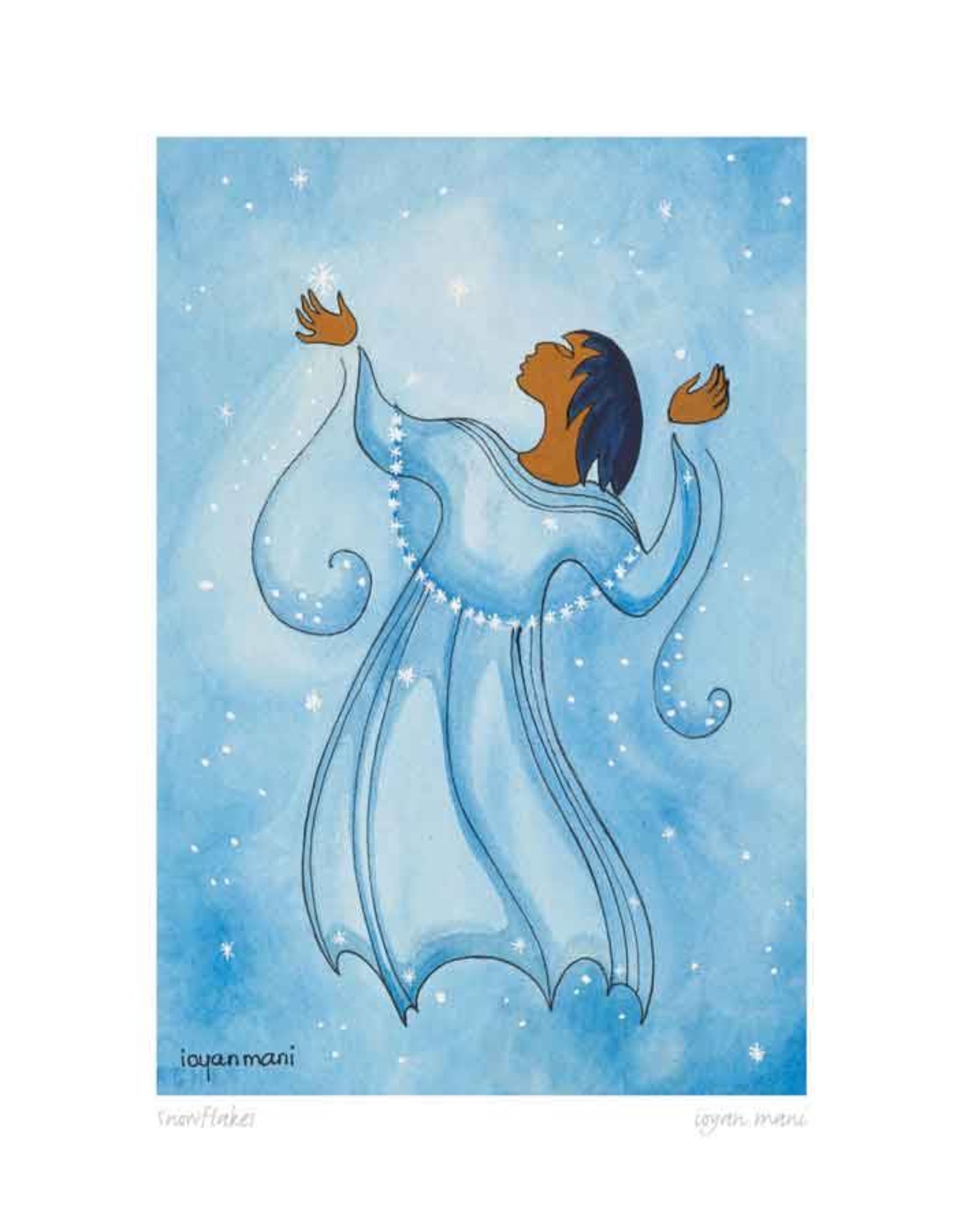 Snowflakes by Maxine Noel Card