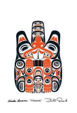 Haida Beaver TTSAANG par Bill Reid Carte 20026