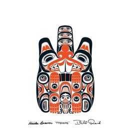 Haida Beaver TTSAANG par Bill Reid Carte 20026