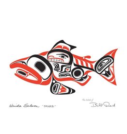 Haida Salmon SKAAGI par Bill Reid Carte 20028