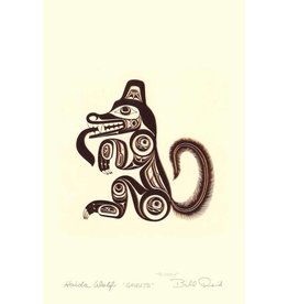 Haida Wolf - GHUUTS by Bill Reid Card