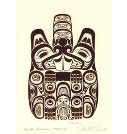 Haida Beaver - TTSAANG by Bill Reid Card 7442