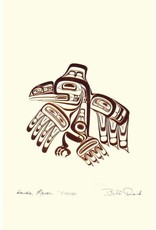 Haida Raven - XUUYA par Bill Reid Carte 7438
