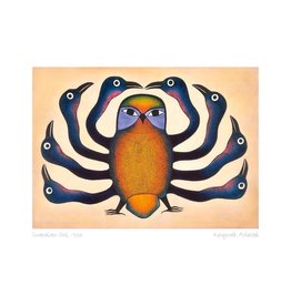 Guardian Owl, 1997 par Kenojuak Ashevak Carte