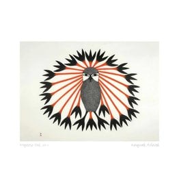 Majestic Owl, 2011 par Kenojuak Ashevak Carte