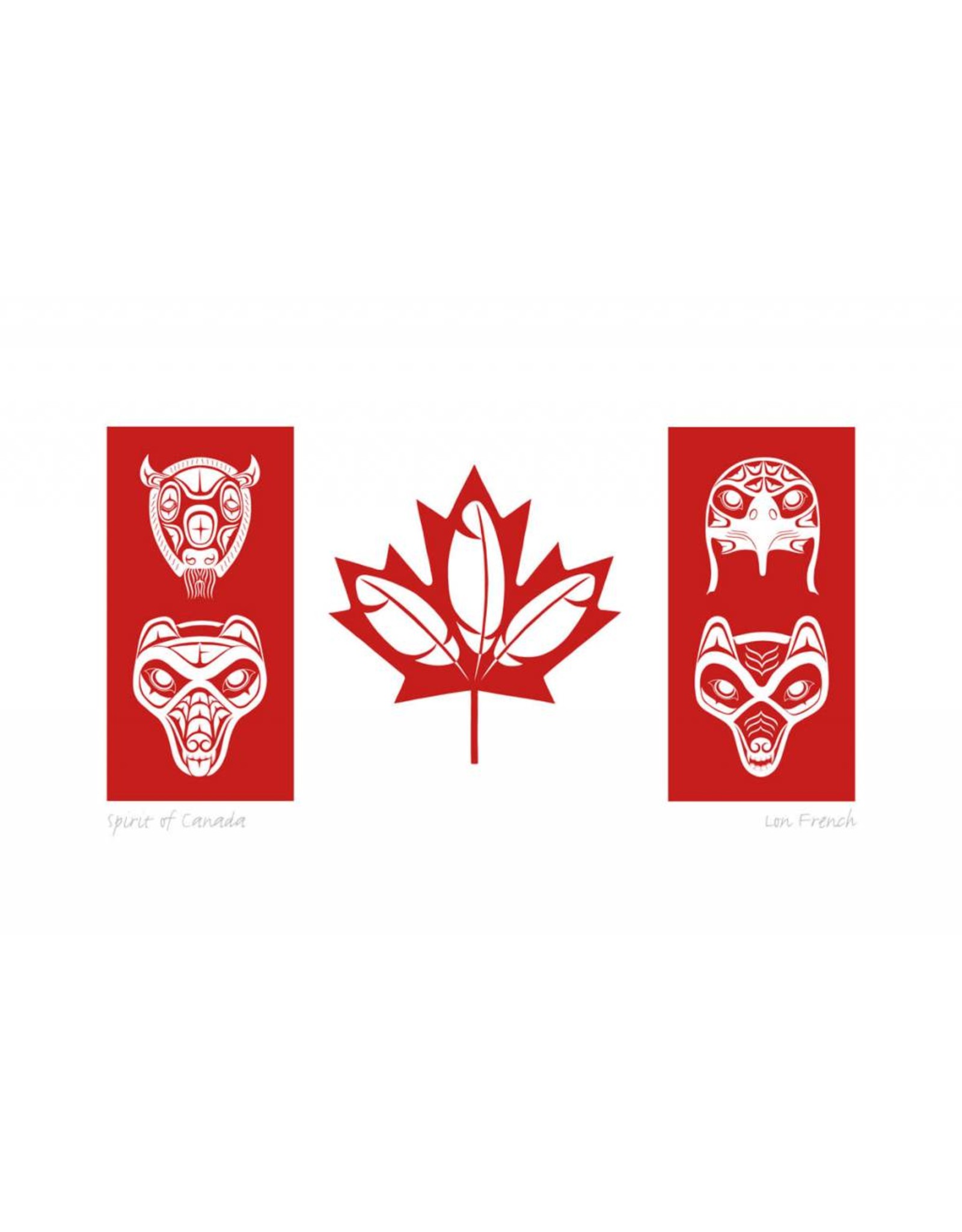 Spirit of Canada par Lon French Carte