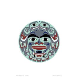 Haida Full Moon par Clarence Mills Carte