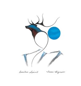 Caribou Spirit by Isaac Bignell Matted