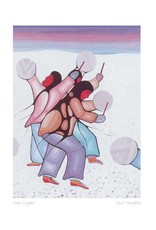 Snow Singers by Cecil Youngfox Matted