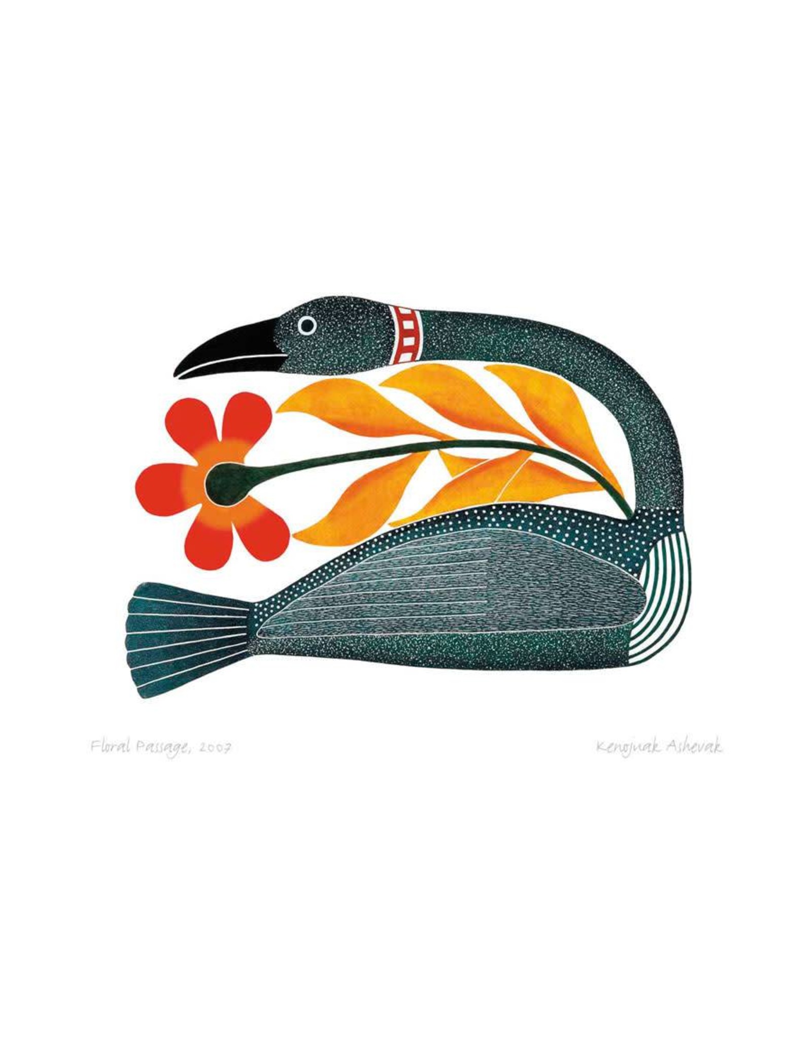 Floral Passage, 2007 par Kenojuak Ashevak Passe-Partout