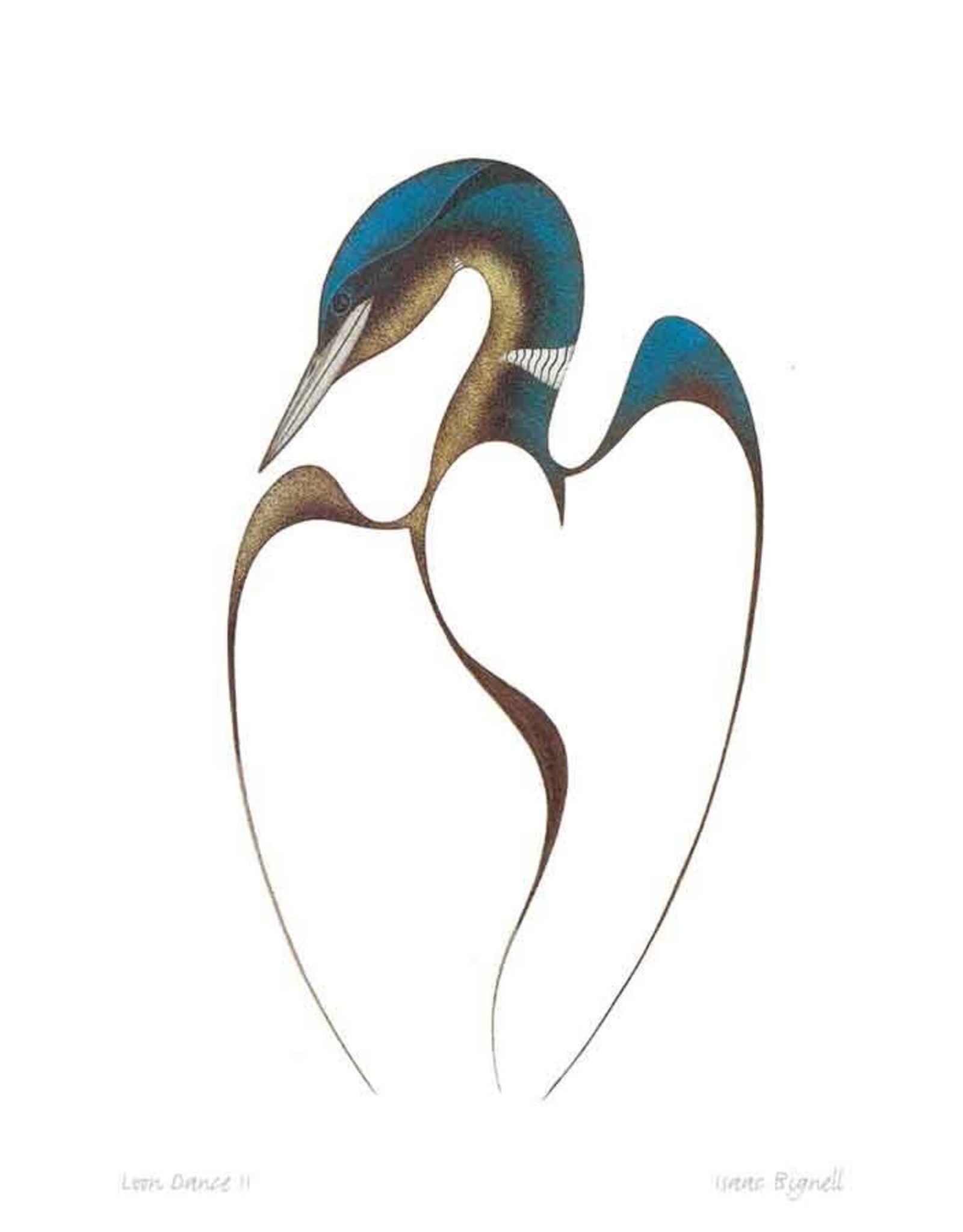 Loon Dance II par Isaac Bignell Montée sur Passe-Partout